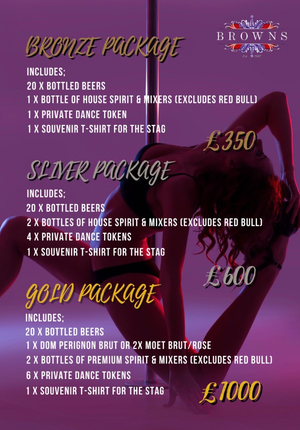 Stag Do Clubs Packages